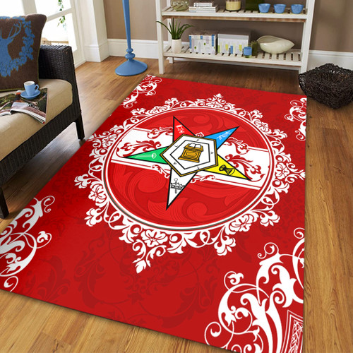 Order of the Eastern Star Area Rug Royal Frame Style