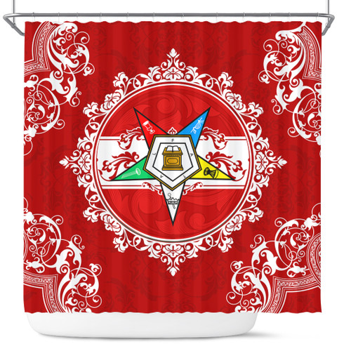 Order of the Eastern Star Shower Curtain Royal Frame Style