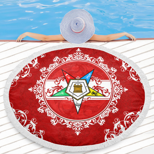 Order of the Eastern Star Beach Blanket Royal Frame Style