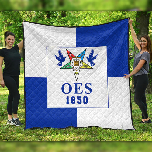 Order of the Eastern Star Quilt Royal Half Concept Style