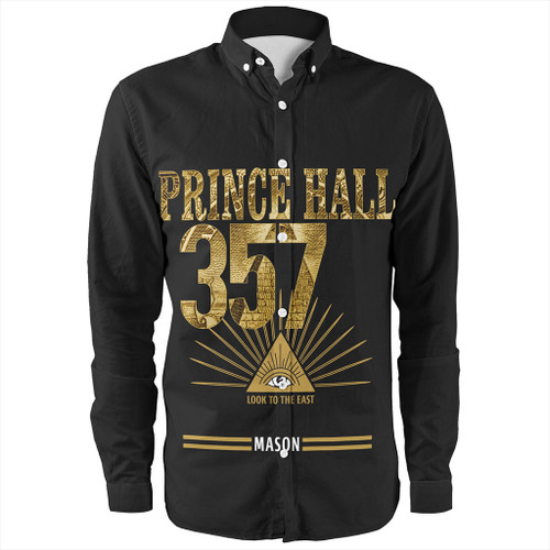 Prince Hall Freemasonry Long Sleeve Shirt Mason Prince Hall 357