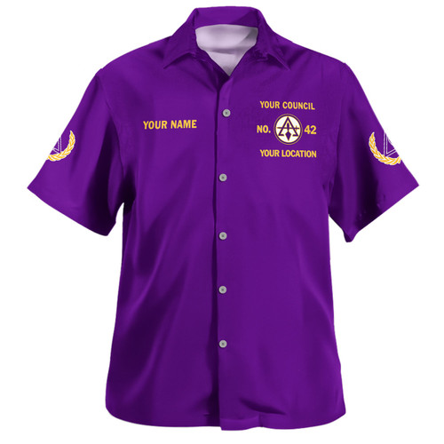 Prince Hall York Rite Hawaiian Shirt Custom Royal & Select Masters
