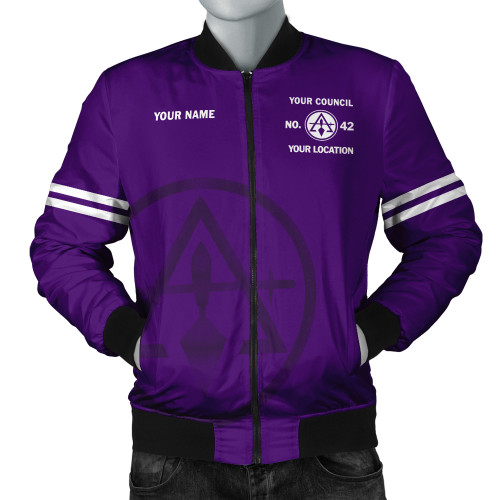 Prince Hall York Rite Bomber Jacket Custom Cryptic Masonry Simple Style