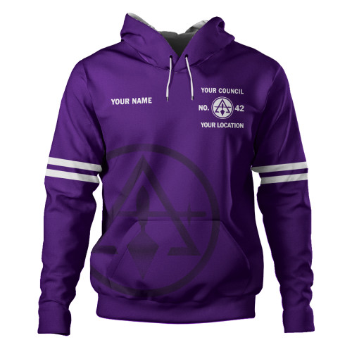 Prince Hall York Rite Hoodie Custom Cryptic Masonry Simple Style