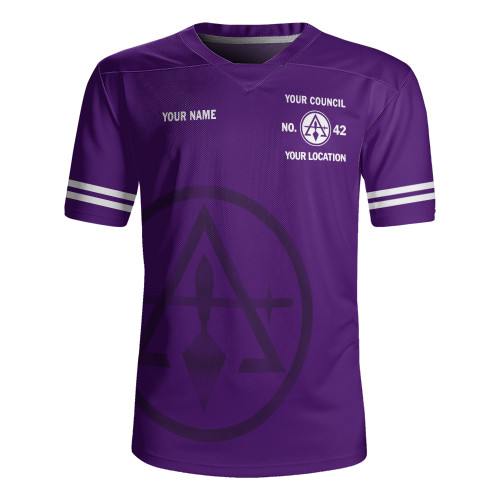 Prince Hall York Rite Rugby Jersey Custom Cryptic Masonry Simple Style