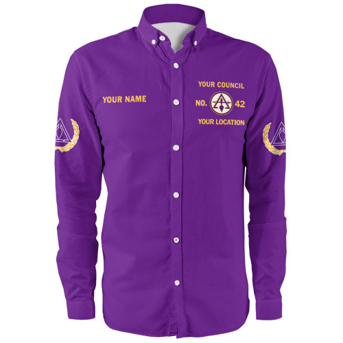 Prince Hall York Rite Long Sleeve Shirt Custom Royal & Select Masters