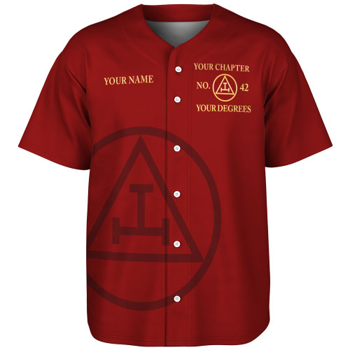 Prince Hall York Rite Baseball Shirt Custom Royal Arch Masonry Simple Style