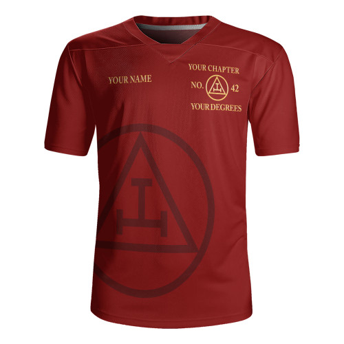 Prince Hall York Rite Rugby Jersey Custom Royal Arch Masonry Simple Style