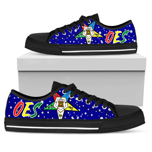 Order of the Eastern Star Low Top Shoes OES Pearl Luxury