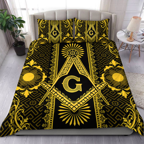 Prince Hall Freemasonry Bedding Set Royal Frame Design Style