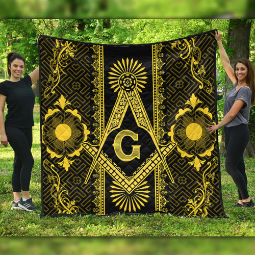 Prince Hall Freemasonry Quilt Royal Frame Design Style