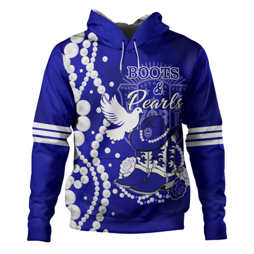 Zeta Phi Beta Hoodie Royal Boots And Pearls Edition