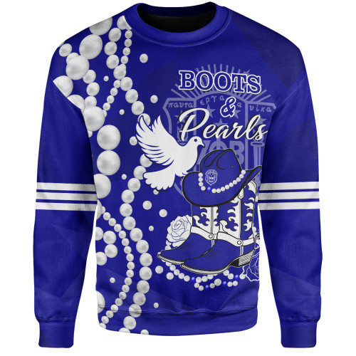 Zeta Phi Beta Sweatshirt Royal Boots And Pearls Edition