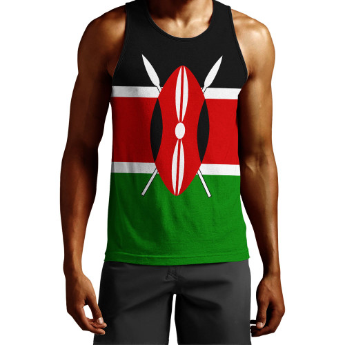 Kenya Tank Top Flag Original Style Kenya Tank Top Flag Original Style