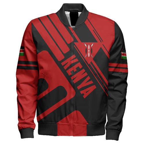 Kenya Zipper Bomber Jacket Rocky Style