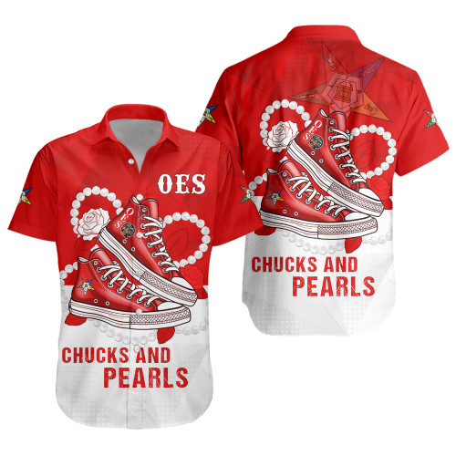 Order of the Eastern Star Short Sleeve Shirt Chucks And Pearls Legacy Order of the Eastern Star Short Sleeve Shirt Chucks And Pearls Legacy