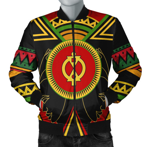 Boa Me Na Me Mmoa Wo Bomber Jacket Adinkra Symbols