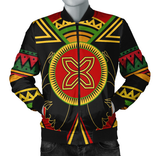Fawohodie Bomber Jacket Adinkra Symbols
