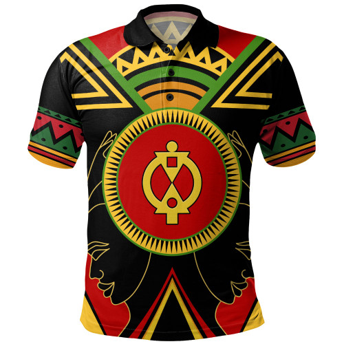 Boa Me Na Me Mmoa Wo Polo Shirt Adinkra Symbols