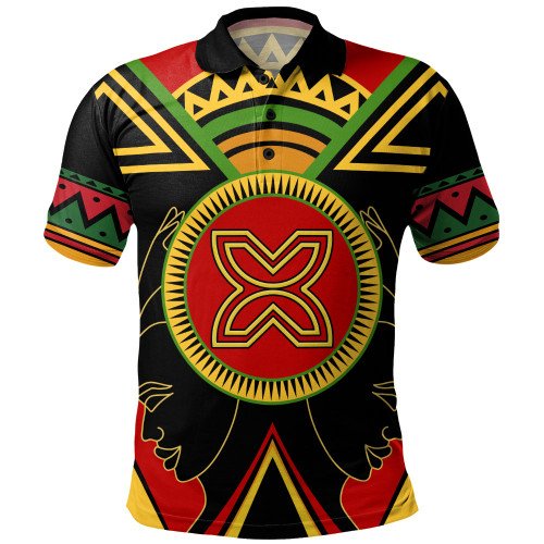 Fawohodie Polo Shirt Adinkra Symbols