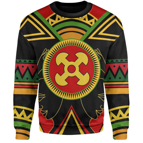 Akoma Ntoso Sweatshirt Adinkra Symbols