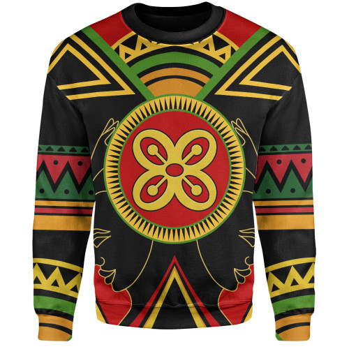 Bese Saka Sweatshirt Adinkra Symbols