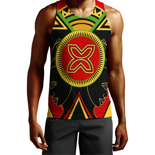 Fawohodie Tank Top Adinkra Symbols