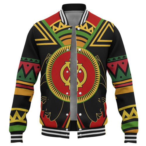 Boa Me Na Me Mmoa Wo Baseball Jacket Adinkra Symbols