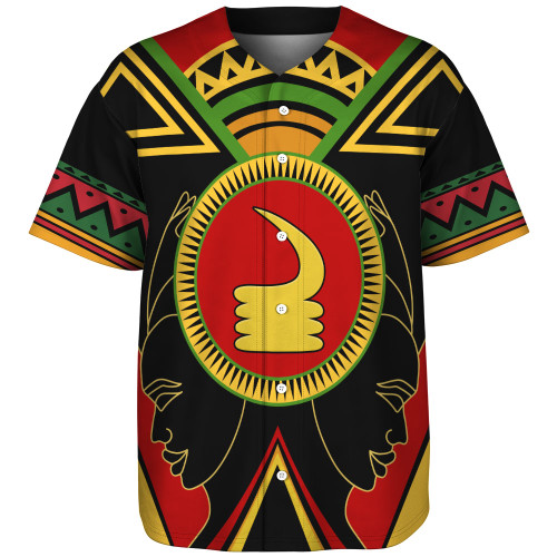 Akoben Baseball Shirt Adinkra Symbols
