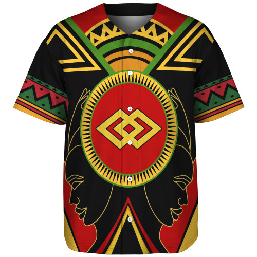 Epa Baseball Shirt Adinkra Symbols