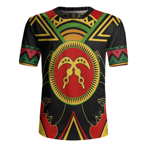 Akofena Rugby Jersey Adinkra Symbols