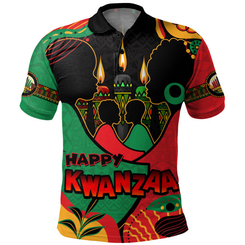 Kwanzaa Polo Shirt Happy Kwanzaa With Family Concept Style