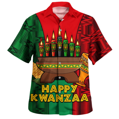 Kwanzaa Hawaiian Shirt Holiday Kwanzaa With Culture Pattern African