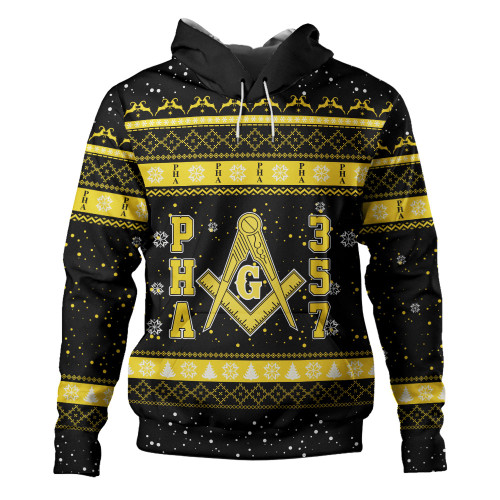 Prince Hall Freemasonry Hoodie PHA 357 Christmas