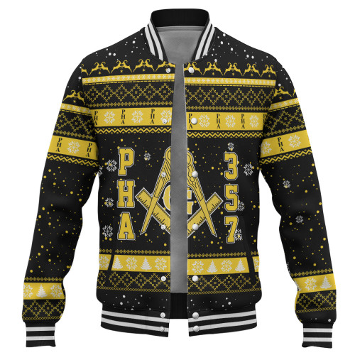 Prince Hall Freemasonry Baseball Jacket PHA 357 Christmas