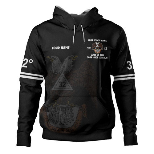 Prince Hall Scottish Rite Hoodie Custom AASR PHA Simple Style