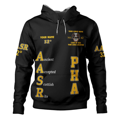 Prince Hall Scottish Rite Hoodie Custom Master of the Royal Secret 32nd Degrees