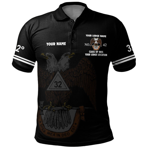 Prince Hall Scottish Rite Polo Shirt Custom AASR PHA Simple Style