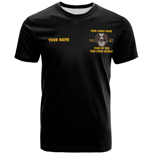 Prince Hall Scottish Rite T-Shirt Custom AASR PHA 32nd Degrees Classic Style