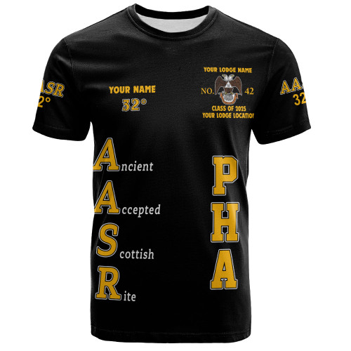 Prince Hall Scottish Rite T-Shirt Custom Master of the Royal Secret 32nd Degrees