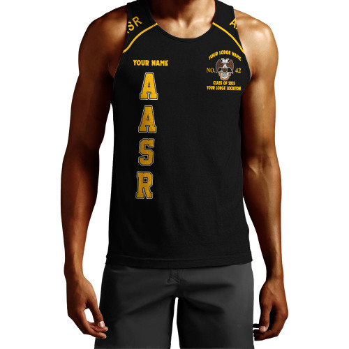 Prince Hall Scottish Rite Tank Top Custom AASR  32nd Degrees Brotherhood Style