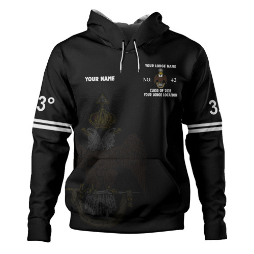 Prince Hall Scottish Rite Hoodie Custom 33rd Degrees Simple Style