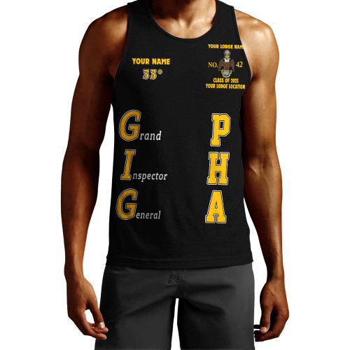 Prince Hall Scottish Rite Tank Top Custom Sovereign Grand Inspector General 33rd Degrees