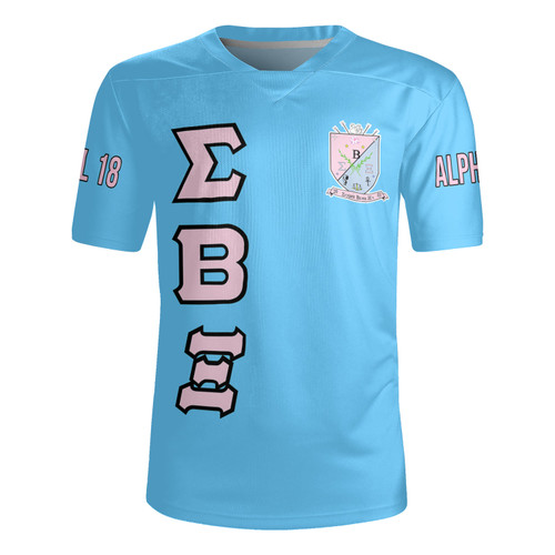 Sigma Beta Xi Rugby Jersey Custom Sorority Chapter Alpha Xi
