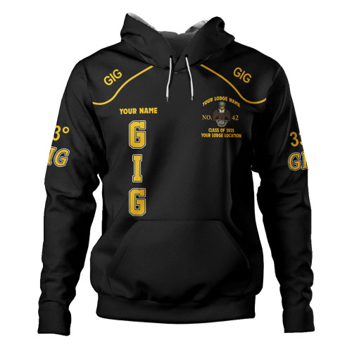 Prince Hall Scottish Rite Hoodie Custom GIG 33rd Degrees Brotherhood Style