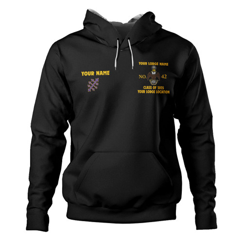 Prince Hall Scottish Rite Hoodie Custom GIG 33rd Degrees Classic Style