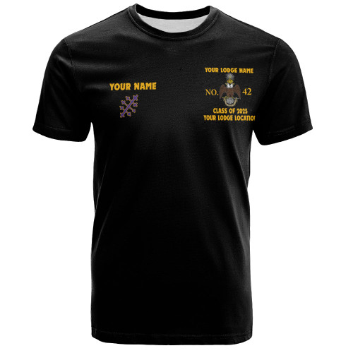 Prince Hall Scottish Rite T-Shirt Custom GIG 33rd Degrees Classic Style
