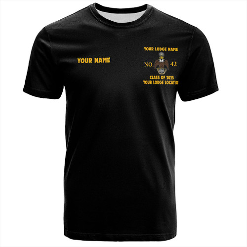 Prince Hall Scottish Rite T-Shirt Custom GIG 33rd Degrees Classic Style