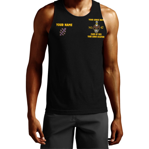 Prince Hall Scottish Rite Tank Top Custom GIG 33rd Degrees Classic Style