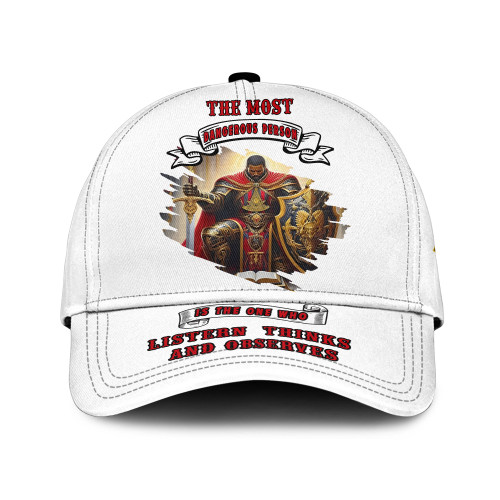 Prince Hall Freemasonry Classic Cap The Most Dangerous Person Ver.1